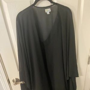 Black Swimsuit Coverup